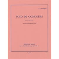 クラリネット＆ピアノ：コンクールのための独奏曲（ソロ・デ・コンクール）／アンドレ・メサジェ 【ソロ輸入楽譜】