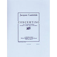 トランペット、トロンボーン・デュオ＆ピアノ：トランペットとトロンボーンのためのコンチェルティーノ（小協奏曲）／ジャック・カステレード【デュオ輸入楽譜】