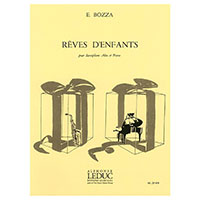 アルト・サクソフォーン＆ピアノ：子供の夢／ウジェーヌ・ボザ【ソロ輸入楽譜】