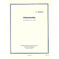 クラリネット＆ピアノ：プルチネッラ／ウジェーヌ・ボザ【ソロ輸入楽譜】