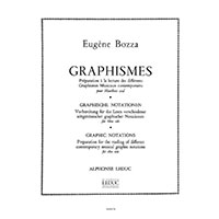 無伴奏オーボエ：グラフィズム(オーボエ版）／ウジェーヌ・ボザ【ソロ輸入楽譜】