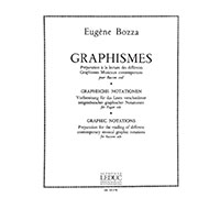 無伴奏バスーン：グラフィズム(バスーン版）／ウジェーヌ・ボザ【ソロ輸入楽譜】