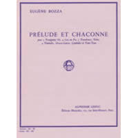 金管11重奏＆打楽器：プレリュードとシャコンヌ／ウジェーヌ・ボザ【アンサンブル輸入楽譜】