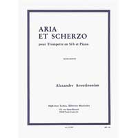 トランペット＆ピアノ：アリアとスケルツォ／アレクサンドル・アルチュニアン【ソロ輸入楽譜】