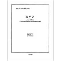 フルート3重奏：X.Y.Z.／パトリーチェ・ショルティーノ【アンサンブル輸入楽譜】