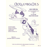 アルト・サクソフォーン＆ピアノ：クロカンブッシュ／クロード・デルヴァンクール【ソロ輸入楽譜】