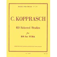 テューバ教則本：テューバのための60の練習曲集／ゲオルク・コップラッシュ【ソロ輸入楽譜（教則）】