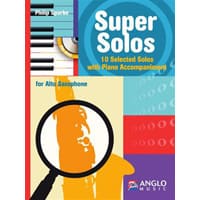 無伴奏アルト・サクソフォーン：スーパー・ソロ：ピアノ伴奏付きの段階的な10の小品／フィリップ・スパーク【ソロ輸入楽譜】