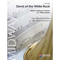 木管11重奏＋打楽器（Opt.）：ホワイトロックのデイヴィッド／ウェールズ民謡（フィリップ・スパーク）【アンサンブル輸入楽譜】