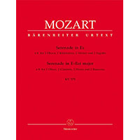 木管8重奏：セレナーデ第11番 変ホ長調 K. 375 （8重奏ver.）（パート譜のみ）／ヴォルフガング・アマデウス・モーツァルト【アンサンブル輸入楽譜】