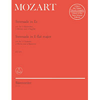 木管6重奏：セレナーデ第11番 変ホ長調 K. 375 （6重奏ver.）（パート譜のみ）／ヴォルフガング・アマデウス・モーツァルト【アンサンブル輸入楽譜】