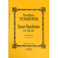 トランペット＆ピアノ：ナポリの踊り「白鳥の湖」より／ピョートル・イリイチ・チャイコフスキー(デイヴィッド・ヒックマン)【ソロ輸入楽譜】