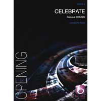 セレブレイト（スコアのみ）／清水大輔【吹奏楽輸入楽譜】