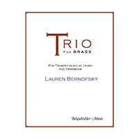 金管3重奏：金管のための三重奏曲／ローレン・ベルノフスキー【アンサンブル輸入楽譜】