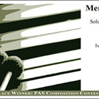 マリンバ独奏：メメント／イヴァン・トレビーノ【ソロ輸入楽譜】