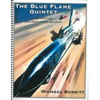 打楽器5重奏：ブルー・フレーム・クインテット／マイケル・バリット【アンサンブル輸入楽譜】