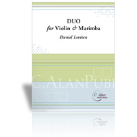 バイオリン＆マリンバ：ヴァイオリンとマリンバのためのデュエット／ダニエル・レヴィタン【デュオ輸入楽譜】
