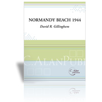 打楽器6重奏：ノルマンディ・ビーチ 1944／デイヴィッド・ギリングハム【アンサンブル輸入楽譜】