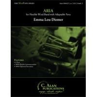 4パート+打楽器：アリア／エマ・ルー・ディーマー【フレキシブルアンサンブル輸入楽譜】
