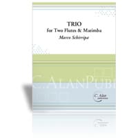 木打3重奏：2本のフルートとマリンバのためのトリオ／マルコ・シリパ【アンサンブル販売楽譜】