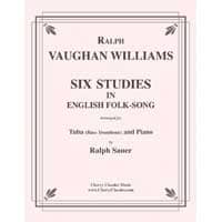 テューバ＆ピアノ：イギリス民謡による6つの練習曲／レイフ・ヴォーン・ウィリアムズ（ラルフ・ザウアー）【ソロ輸入楽譜】