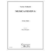 テューバ3重奏：ムジカ・フェスティーヴァ（Tuba版）／ヴァーツラフ・ネリベル（ブライアン・ダウティ）【アンサンブル輸入楽譜】