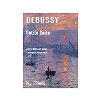 フルート・デュオ＆ピアノ：小組曲（ドビュッシー：フルート・デュオ版）／クロード・ドビュッシー(パスカル・プルースト)【デュオ輸入楽譜】