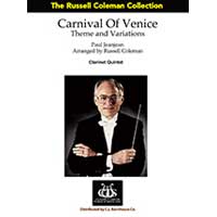 クラリネット5重奏：ヴェニスの謝肉祭／ポール・ジャンジャン（ラッセル・コールマン）【アンサンブル輸入楽譜】