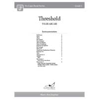Threshold（スコアのみ）／タイラー・アルカリ【吹奏楽輸入楽譜】
