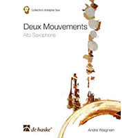 アルト・サクソフォン＆ピアノ：2つの楽章／アンドレ・ウェニャン【ソロ輸入楽譜】