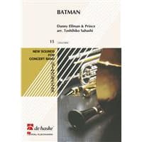 バットマンのテーマ（NSB逆輸入盤）／ダニー・エルフマン、プリンス(佐橋俊彦)【吹奏楽輸入楽譜】