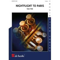 パリへの夜間飛行／キース・フラク【吹奏楽輸入楽譜】