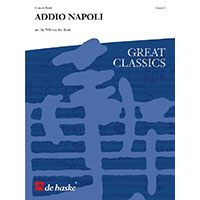 さらばナポリ(イタリア民謡集）／イタリア民謡(ウィル・ヴァン・デル・ビーク)【吹奏楽輸入楽譜】