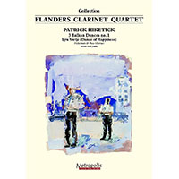 クラリネット4重奏：バルカン・ダンス第1番 「イグラ・スレチェ」／パトリック・ヒケティック【アンサンブル輸入楽譜】
