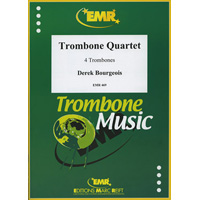 トロンボーン4重奏：トロンボーン四重奏曲Op.117／デリク・ブルジョワ【アンサンブル輸入楽譜】
