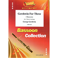 バスーン3重奏：ガーシュイン・フォー・スリー／ジョージ・ガーシュイン(デニス・アーミテージ)【アンサンブル輸入楽譜】