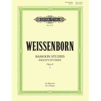 バスーン教則本：初級者のためのバスーン練習曲 Op.8 第1巻／ユリウス・ヴァイセンボーン【ソロ輸入楽譜（教則）】