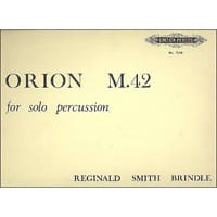 パーカッション独奏：オリオン M42／レジナルド・スミス・ブリンドル【ソロ輸入楽譜】