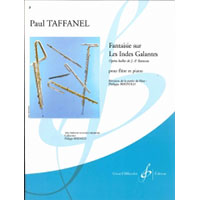 フルート&ピアノ：「優雅なインド人」によるファンタジー／ポール・タファネル【ソロ輸入楽譜】