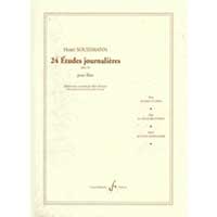 フルート教則本：24の日課練習曲 Op.53／アンリ・スースマン【ソロ輸入楽譜(教則)】
