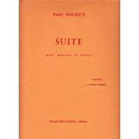 フルート4重奏：組曲／ポール・モーリス【アンサンブル輸入楽譜】