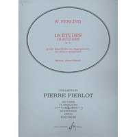 オーボエ教則本：18の練習曲 Op.12／フランツ・ヴィルヘルム・フェルリンク（編集：ピエール・ピエルロ）【ソロ輸入楽譜（教則）】
