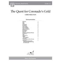 The Quest for Coronado's Gold（スコアのみ）／クリス・ファーガソン【吹奏楽輸入楽譜】