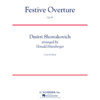 祝典序曲／ドミトリ・ショスタコーヴィチ（ハンスバーガー）【吹奏楽輸入楽譜】