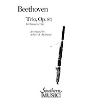 バスーン3重奏：三重奏曲 op.87／ルートヴィヒ・ヴァン・ベートーヴェン(アルバート・アンドラウド)【アンサンブル輸入楽譜】