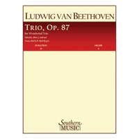 木管3重奏：トリオ Op.87 （木管三重奏曲）／ルートヴィヒ・ヴァン・ベートーヴェン（アルバート・アンドラウド）【アンサンブル輸入楽譜】