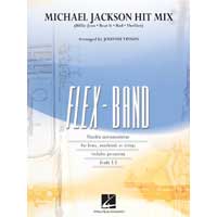 5パート+打楽器：マイケル・ジャクソン・ヒット・ミックス／（ジョニー・ヴィンソン）【フレキシブルアンサンブル輸入楽譜】