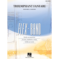 5パート＋打楽器：勝利のファンファーレ／リチャード・L・ソーシード【フレキシブルアンサンブル輸入楽譜】