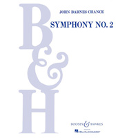 管楽器と打楽器の為の交響曲 第2番／ジョン・バーンズ・チャンス【吹奏楽輸入楽譜】