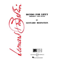 トランペット＆ピアノ：ロンド・フォー・リフィ／レナード・バーンスタイン【ソロ輸入楽譜】
